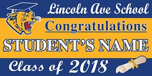 Project Graduation 2018 Lincoln Ave Lawn Sign
