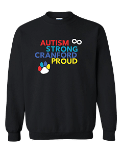 Autism Strong Cranford Proud Crewneck Sweatshirt