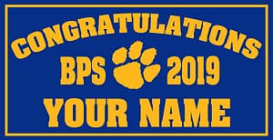 Project Graduation 2019 Brookside Place Elementary School Lawn Sign