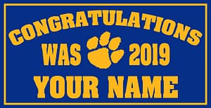 Project Graduation 2019 Walnut Ave Elementary School Lawn Sign