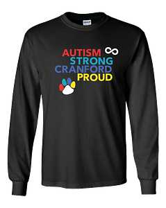 Autism Strong Cranford Proud Long Sleeve Tee