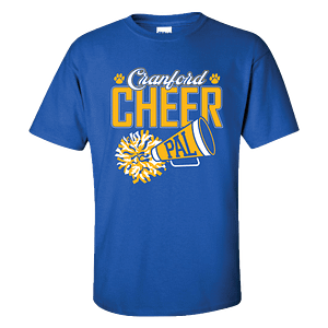 Cranford PAL Cheer Short Sleeve Tee