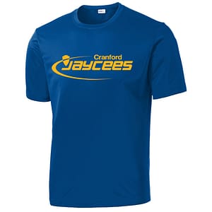 Cranford Jaycees Wicking Short Sleeve Tee