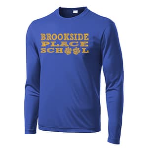Brookside Place School Wicking Long Sleeve Tee