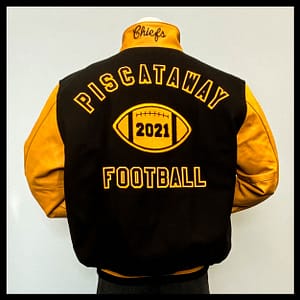 Piscataway Varsity Jacket Rear