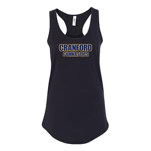 Cranford Gymnastics Ladies Fitted Racerback Tank