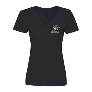 St. Michael Church Cranford Ladies V-Neck Tee