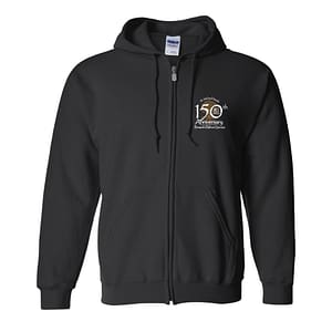 St. Michael Church Cranford Black Full-Zip Sweatshirt