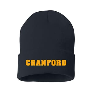 Cranford H.S. Class of 2024 Navy Cuff Beanie