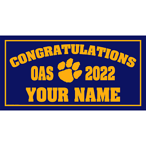 Orange Ave School Lawn Sign