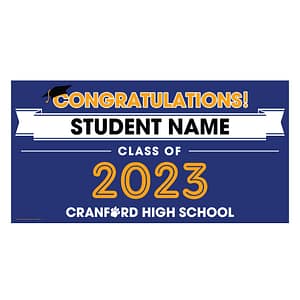 Cranford High School Graduate Lawn Sign
