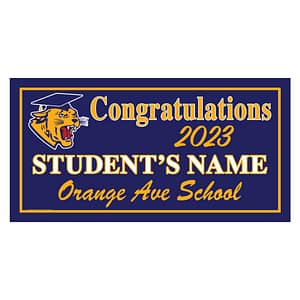 Orange Ave. (8th Grade)  Graduate Lawn Sign