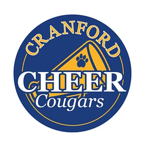 Cranford High School Cheer Car Magnet