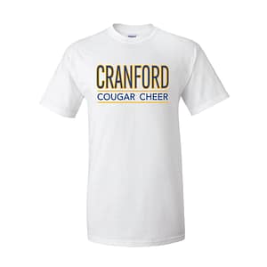 Cranford High School Cheer Short Sleeve Tee