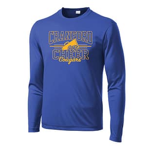 Cranford PAL Cheer Wicking Long Sleeve Tee