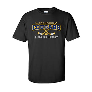 CHS Girls Hockey Short Sleeve Tee – Black
