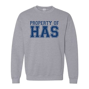 Hillside Ave. School Staff Crewneck Sweatshirt – Sport Grey