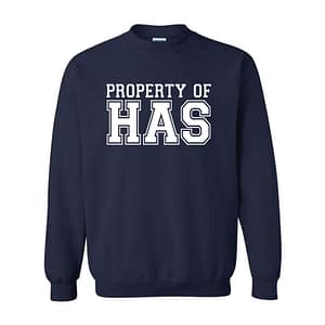 Hillside Ave. School Staff Crewneck Sweatshirt – Navy