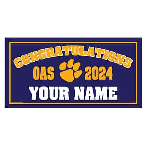Orange Ave. School Graduate Lawn Sign