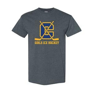CHS Girls Ice Hockey Short Sleeve Tee – Dark Heather