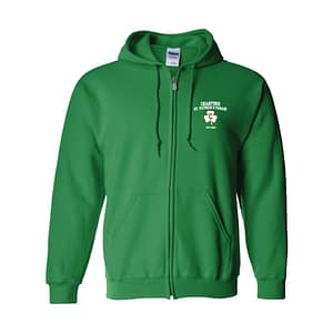 Cranford St. Pat’s Day Full-Zip Pullover Hoodie -Left Chest Only