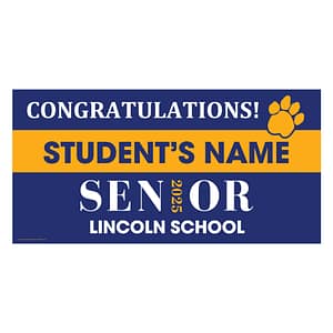 Lincoln (High School) Graduate Lawn Sign