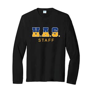 HAS – HAS Staff Long Sleeve Tee – Black