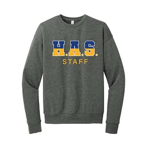 HAS – HAS Staff Crewneck Sweatshirt – Heather Grey
