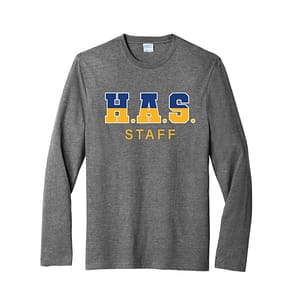HAS – HAS Staff Long Sleeve Tee – Heather Grey
