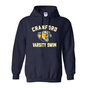 Cranford Swim Team Pullover Hoodie – Navy