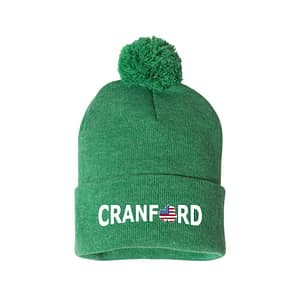 Cranford St. Pat’s Day Embroidered Acrylic Knit Beanie