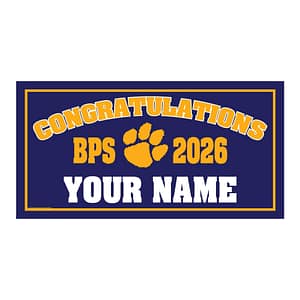Brookside Place School Graduate Lawn Sign