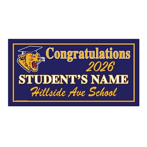 Hillside Ave. (8th Grade) Graduate Lawn Sign