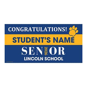 Lincoln (High School) Graduate Lawn Sign