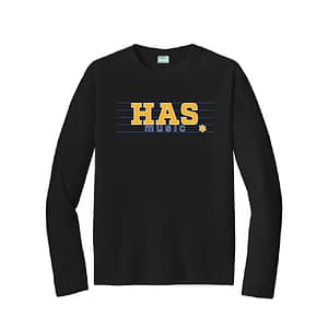 H.A.S. Music Wicking Long Sleeve Tee