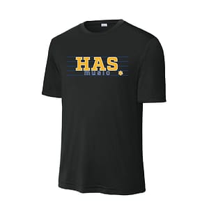 H.A.S. Music Wicking Short Sleeve Tee