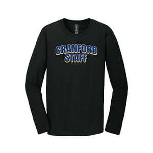 Cranford Staff Long Sleeve Tee – Black