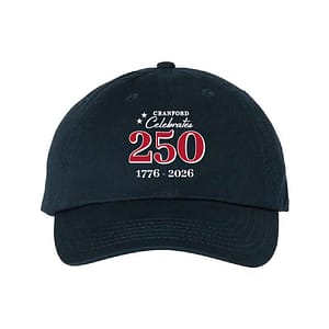 Cranford Township 250th Embroidered Hat – Navy