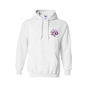 Cranford Township 250th Pullover Hoodie – White