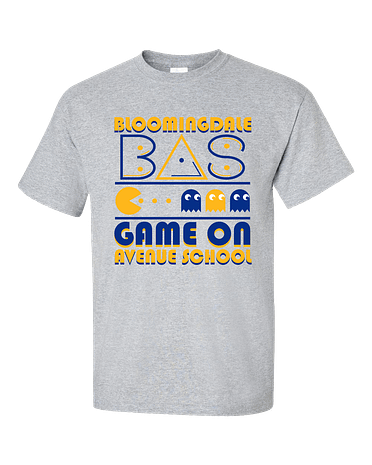 1_Pac_Man_Game_Heather_Gray_Tshirt