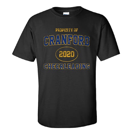 CHS-Cheer2020-Black tee