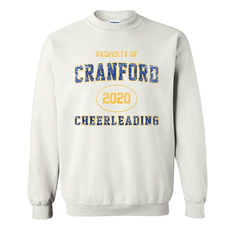CHS-Cheer2020-White Crewneck CHS-Cheer2020-White Crewneck
