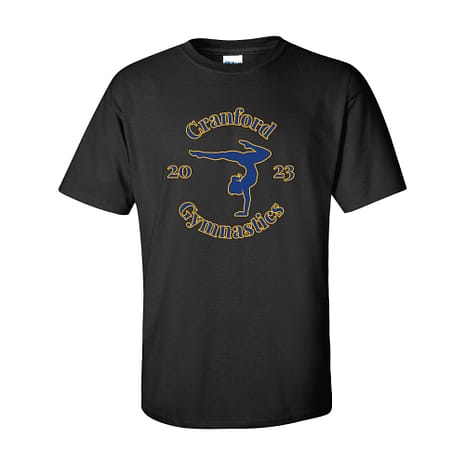CranfordGymnastics_BlackTee CranfordGymnastics_BlackTee
