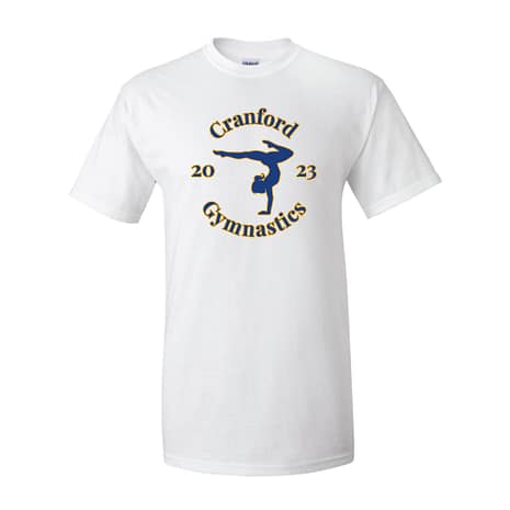 CranfordGymnastics_WhiteTee CranfordGymnastics_WhiteTee