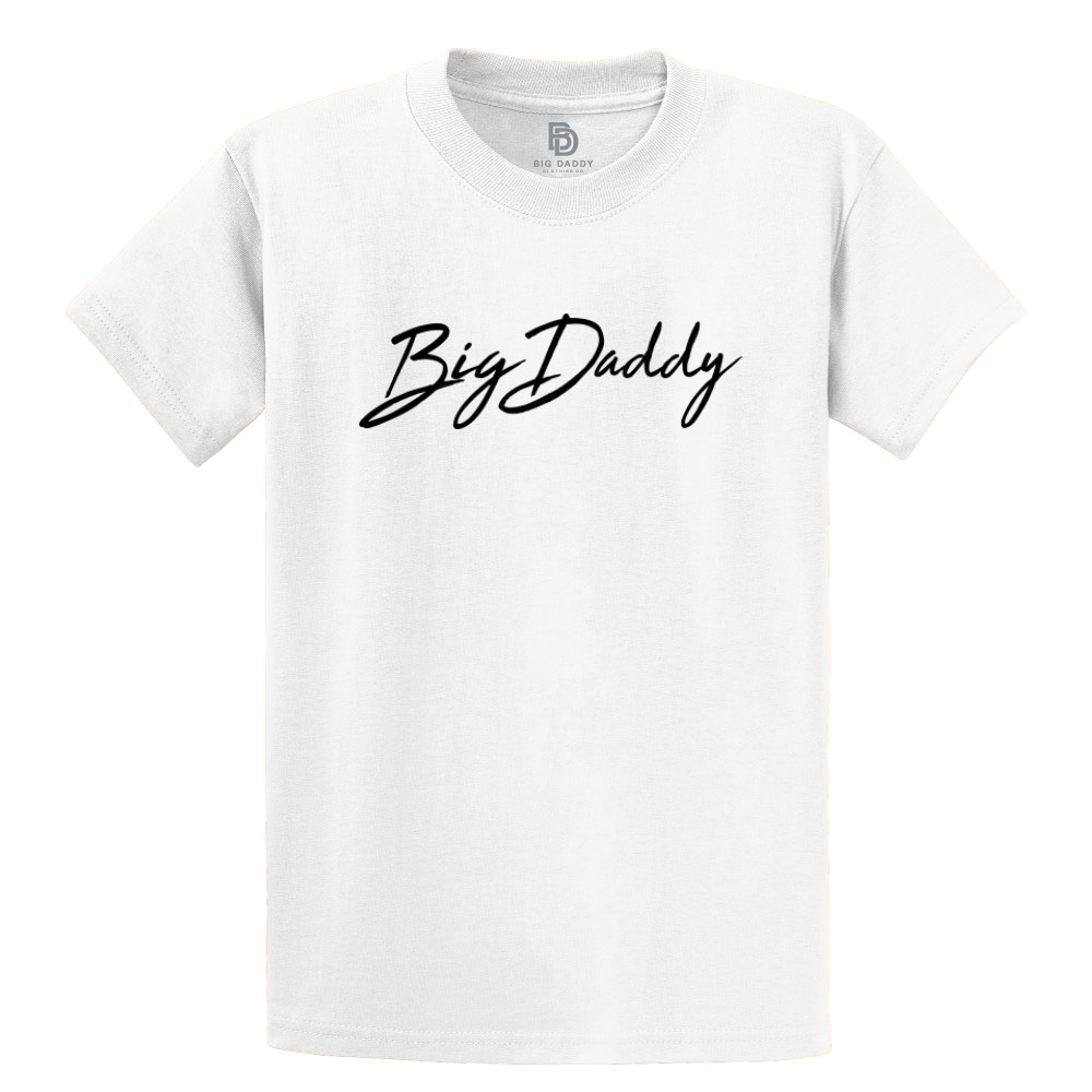 Big Daddy Signature Short Sleeve Tee (White)