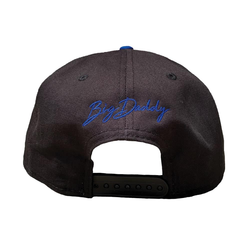 Big Daddy Puff Logo Snapback Hat (Black/Royal) | Big Daddy