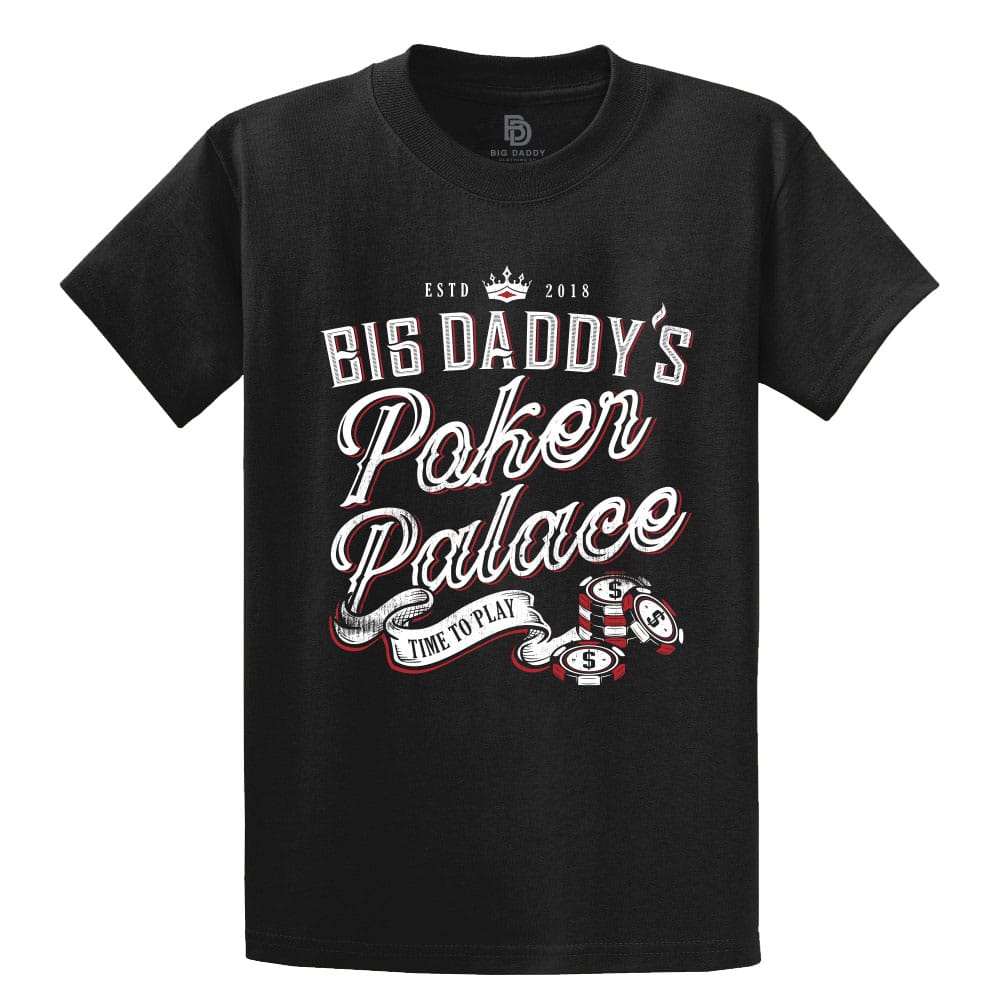 Big Daddy's Poker Palace Black Tee