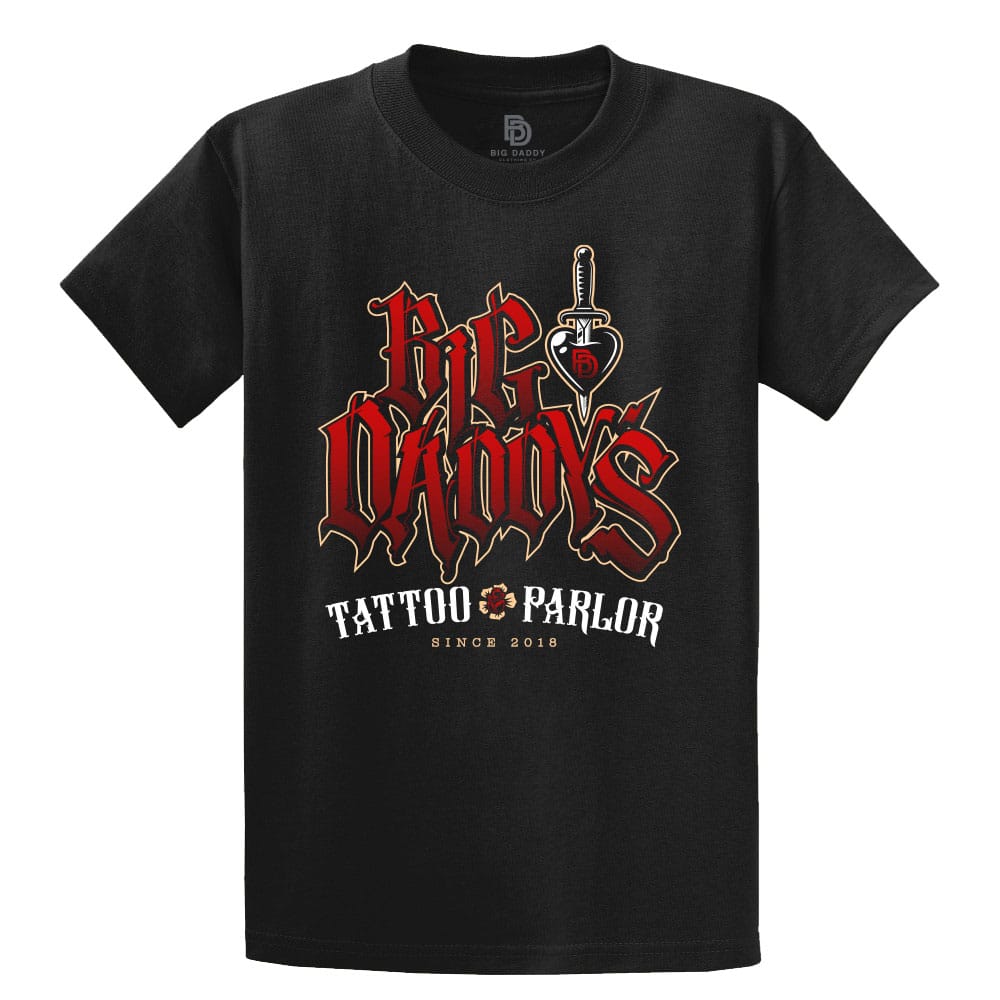 Big Daddy’s Tattoo Parlor Short Sleeve Tee (Black)