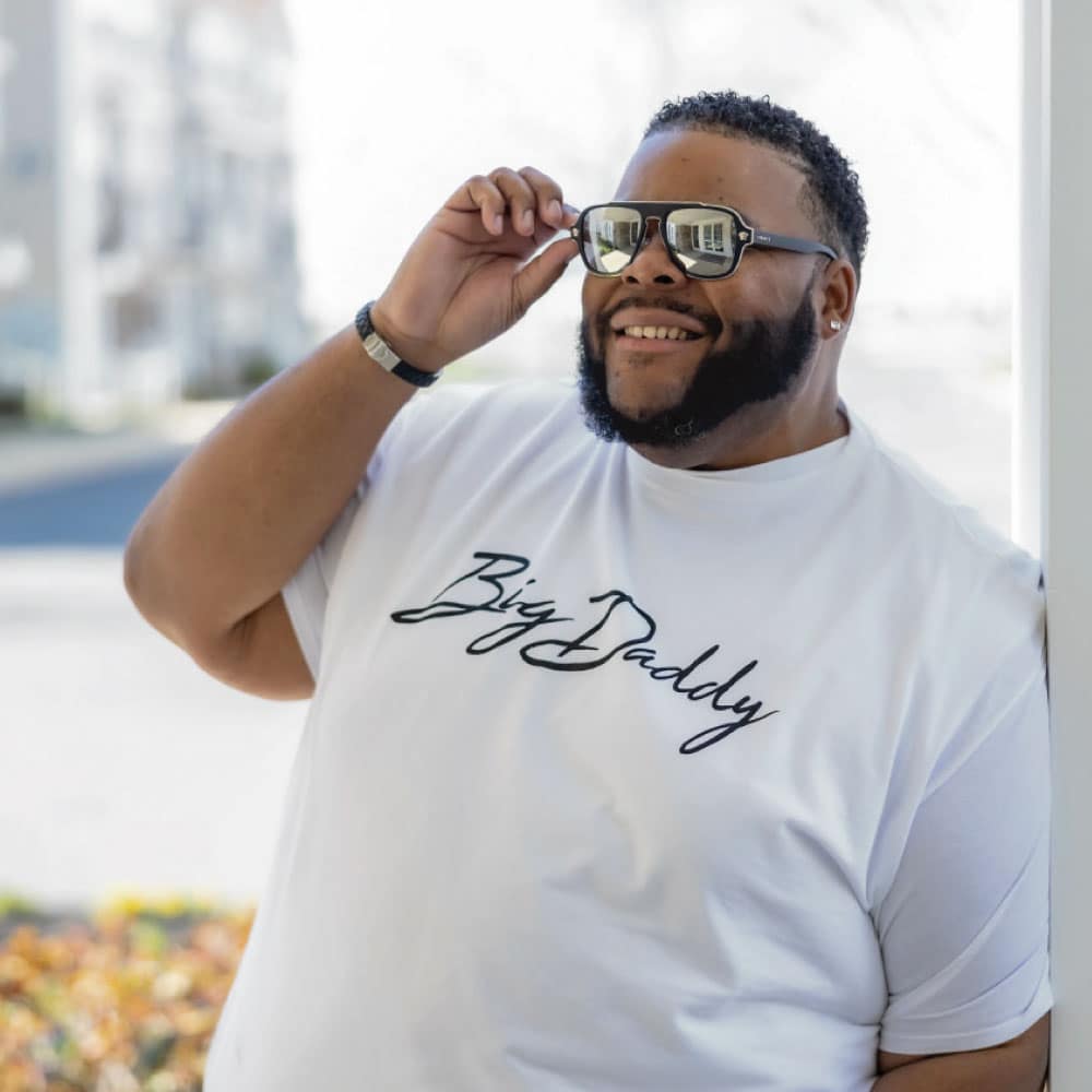 Big Daddy Signature Short Sleeve Tee (White)