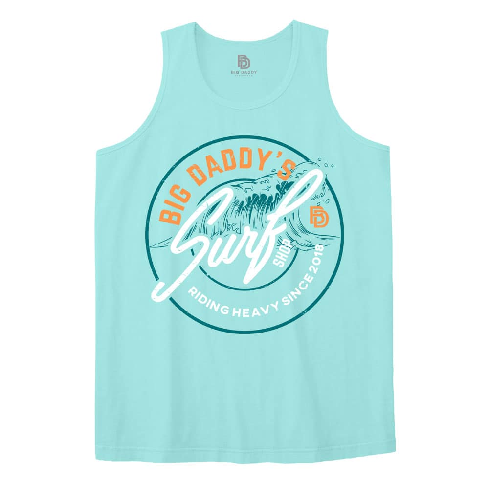 Big Daddy's Surf Shop Tank in Sea Blue
